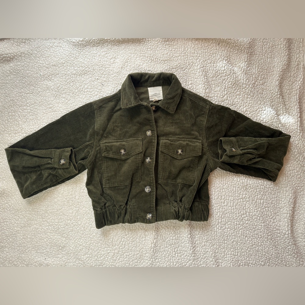 Olive Green Corduroy Jacket